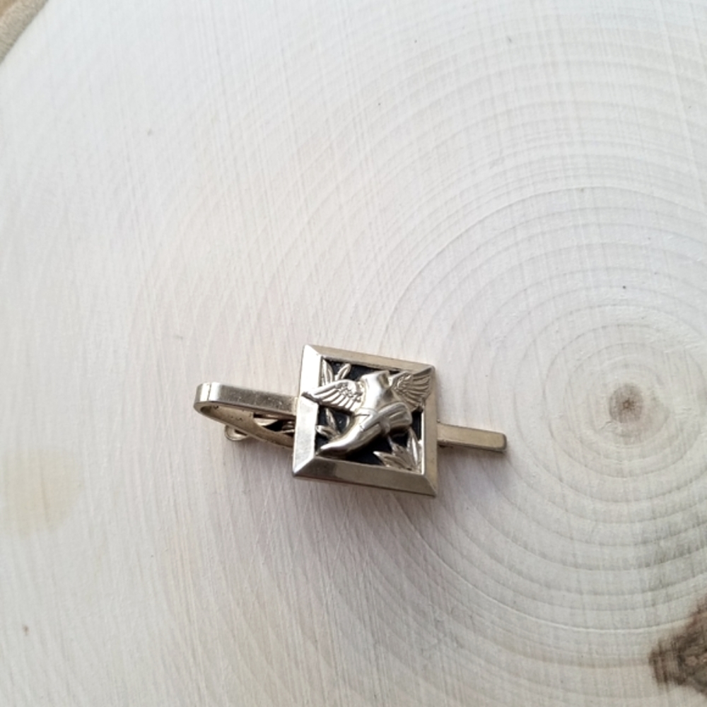 Pioneer Vintage Boot with Wings Tie Clip